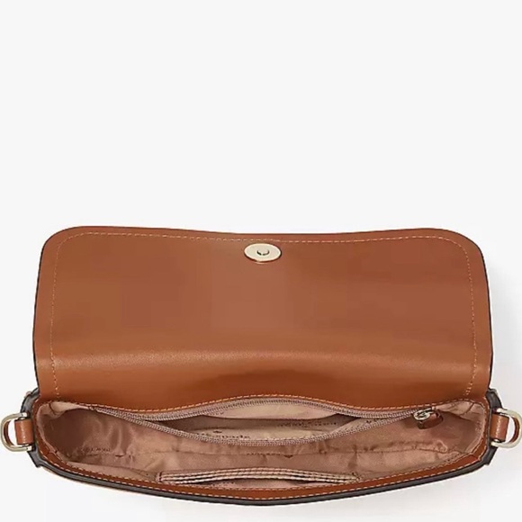 NWT!! Kate Spade Rosie Flap Crossbody in Warm Gingerbread - Picture 4 of 9